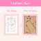 Light Pink 4x6 Picture Frame, Wood Photo Frame with Mat for 3.5x5 or 4x6 Display – Decorative Tabletop & Wall Mount Collage Frame, 1 Pack Gift for Home Décor
